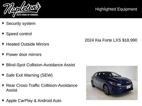 Used 2024 Kia Forte LXS w/ LXS Technology Package image 16