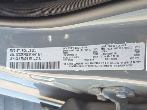 Used 2023 RAM 1500 TRX w/ TRX Level 2 Equipment Group AWD/4WD image 33