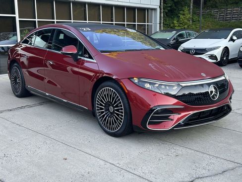 Certified 2023 Mercedes-Benz EQS 450+ 4MATIC Sedan w/ AMG Line Exterior Package image 4