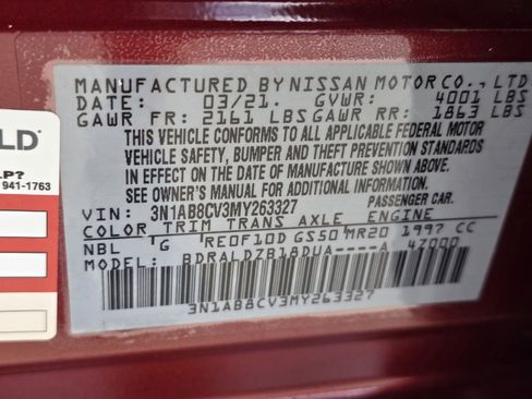 Used 2021 Nissan Sentra SV image 31