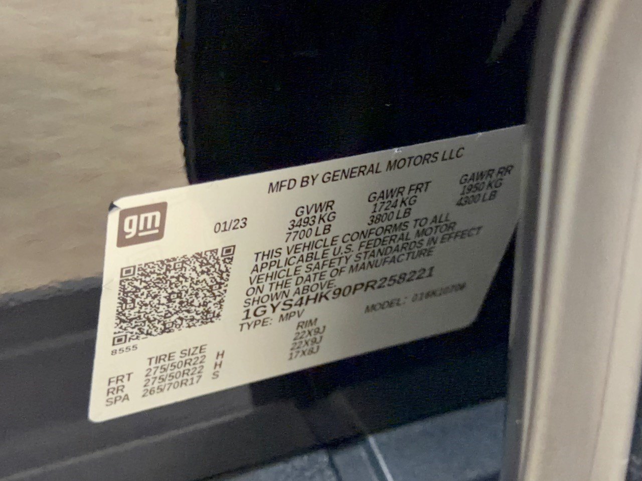 Certified 2023 Cadillac Escalade V AWD/4WD image 32