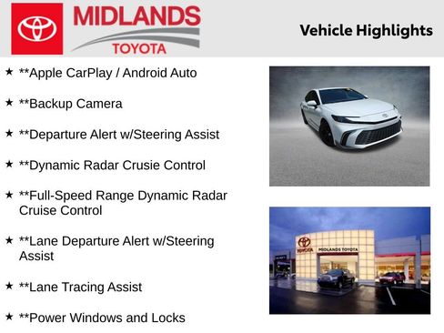 Used 2025 Toyota Camry SE FWD image 2