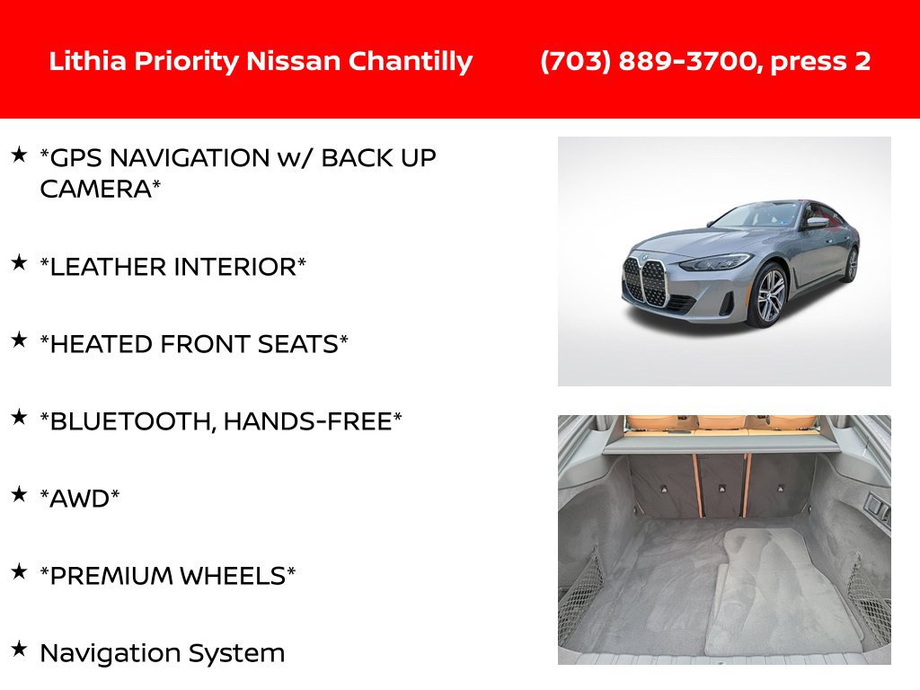 Used 2023 BMW 430i Gran Coupe xDrive w/ Premium Package AWD/4WD image 6