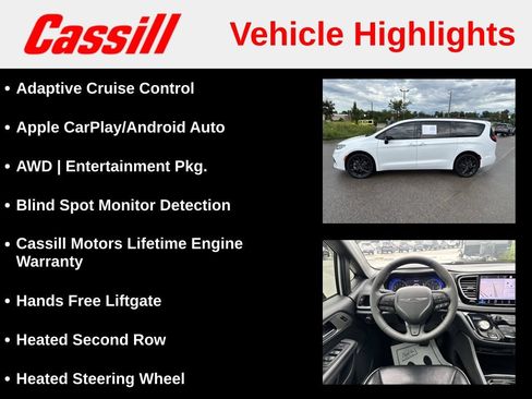 Used 2023 Chrysler Pacifica Limited w/ Uconnect Theater Family Group AWD/4WD image 7