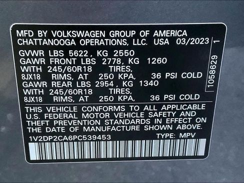Used 2023 Volkswagen Atlas SE image 30