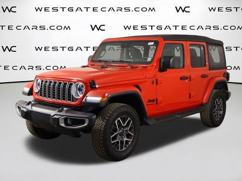Used 2025 Jeep Wrangler Unlimited Sahara AWD/4WD image 1