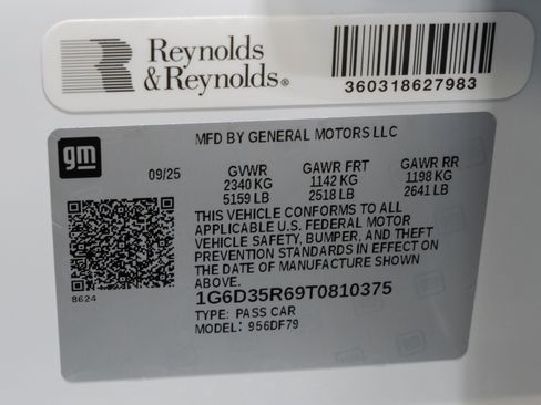 Used 2026 Cadillac CT5 V Blackwing w/ Carbon Fiber 1 Package image 93