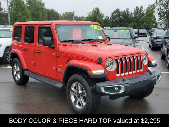 Used 2020 Jeep Wrangler Unlimited Sahara w/ LED Lighting Group AWD/4WD image 3