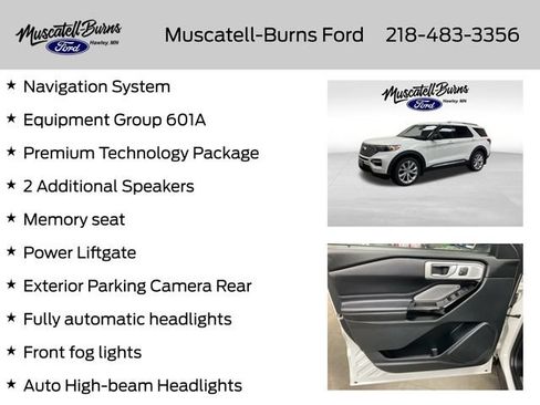 Used 2022 Ford Explorer Platinum w/ Equipment Group 601A AWD/4WD image 7