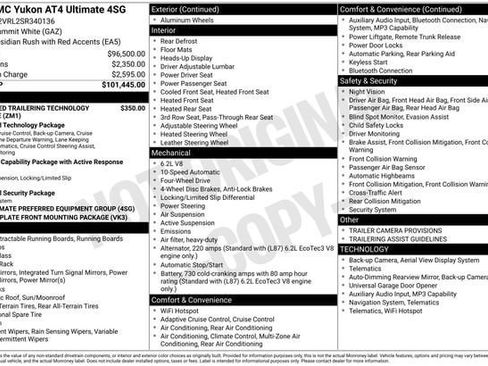 Used 2025 GMC Yukon AT4 Ultimate AWD/4WD image 6