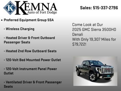Used 2025 GMC Sierra 3500 Denali w/ Denali Reserve Package image 19