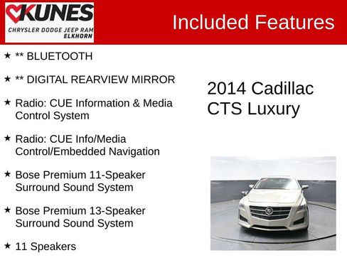 Used 2014 Cadillac CTS Luxury image 4