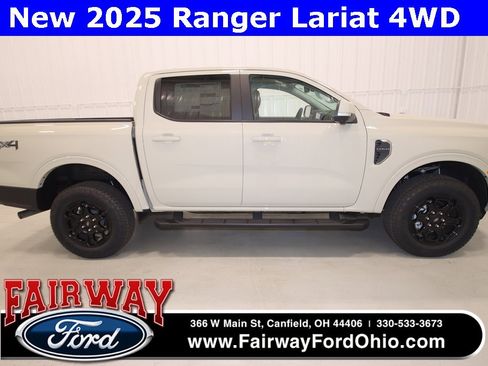 New 2025 Ford Ranger Lariat w/ Black Appearance Package image 1