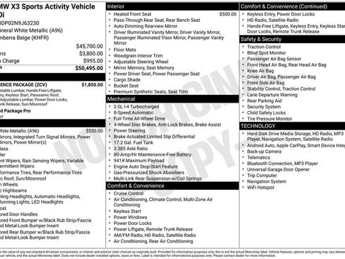 Used 2022 BMW X3 xDrive30i w/ Convenience Package image 43