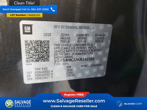 Used 2019 Cadillac Escalade ESV Luxury image 16