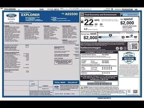 Used 2023 Ford Explorer XLT w/ Equipment Group 202A AWD/4WD image 12