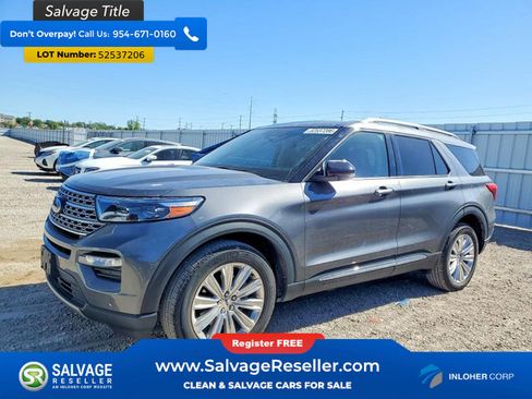 Used 2022 Ford Explorer Limited w/ Equipment Group 301A AWD/4WD image 1
