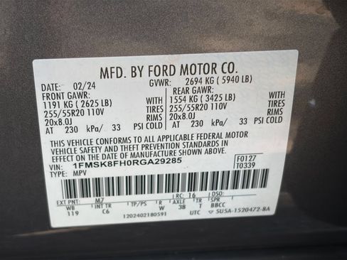 Used 2024 Ford Explorer Limited AWD/4WD image 33