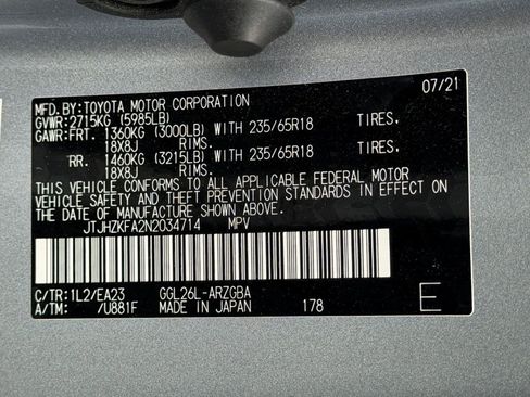Certified 2022 Lexus RX 350L Premium w/ Premium Package AWD/4WD image 22