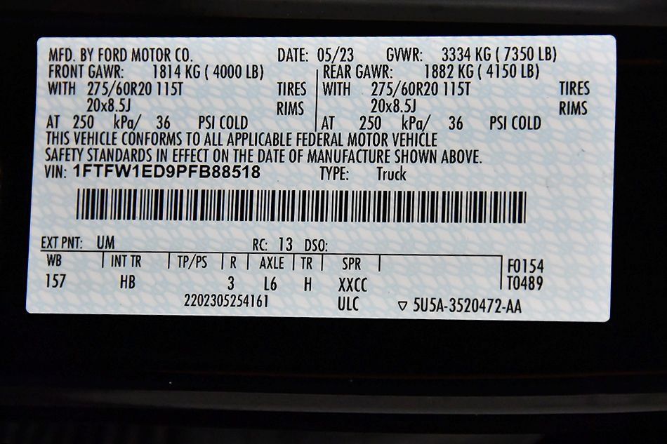 Used 2023 Ford F150 Lariat w/ Equipment Group 502A High AWD/4WD image 17