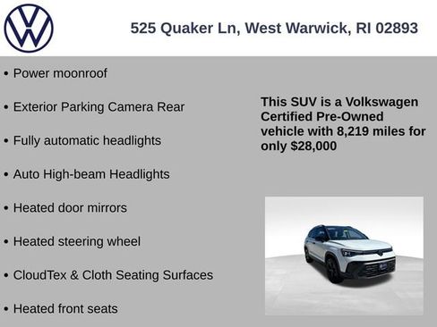 Certified 2025 Volkswagen Taos SE AWD/4WD image 13