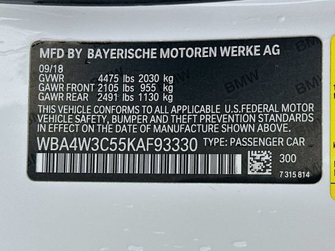 Used 2019 BMW 430i Coupe w/ M Sport Package RWD image 33