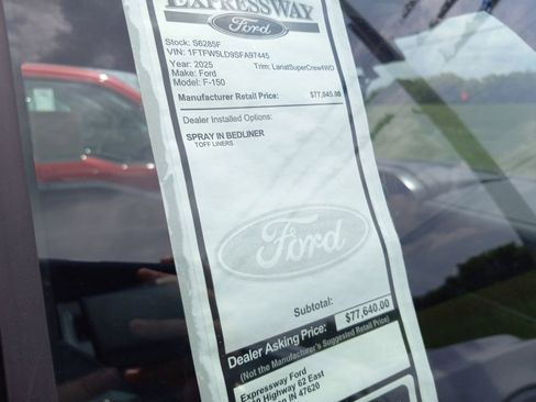 New 2025 Ford F150 Lariat w/ Equipment Group 502A High AWD/4WD image 30