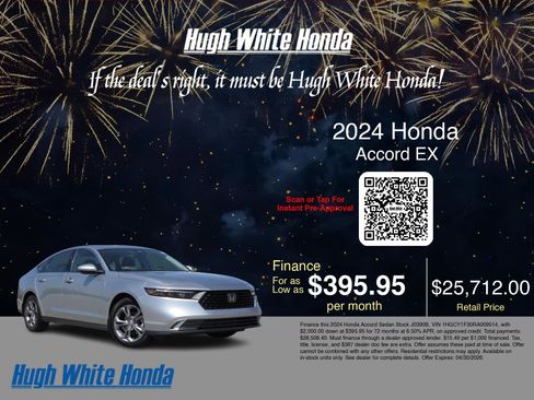 Used 2024 Honda Accord EX image 3