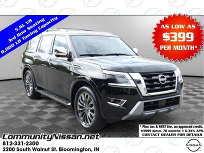 Used 2021 Nissan Armada Platinum w/ Captain's Chairs Package