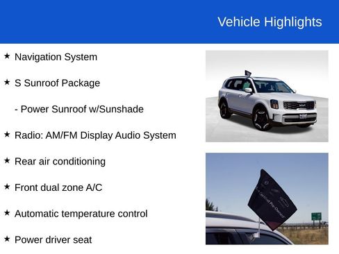 Used 2024 Kia Telluride S w/ S Sunroof Package FWD image 12