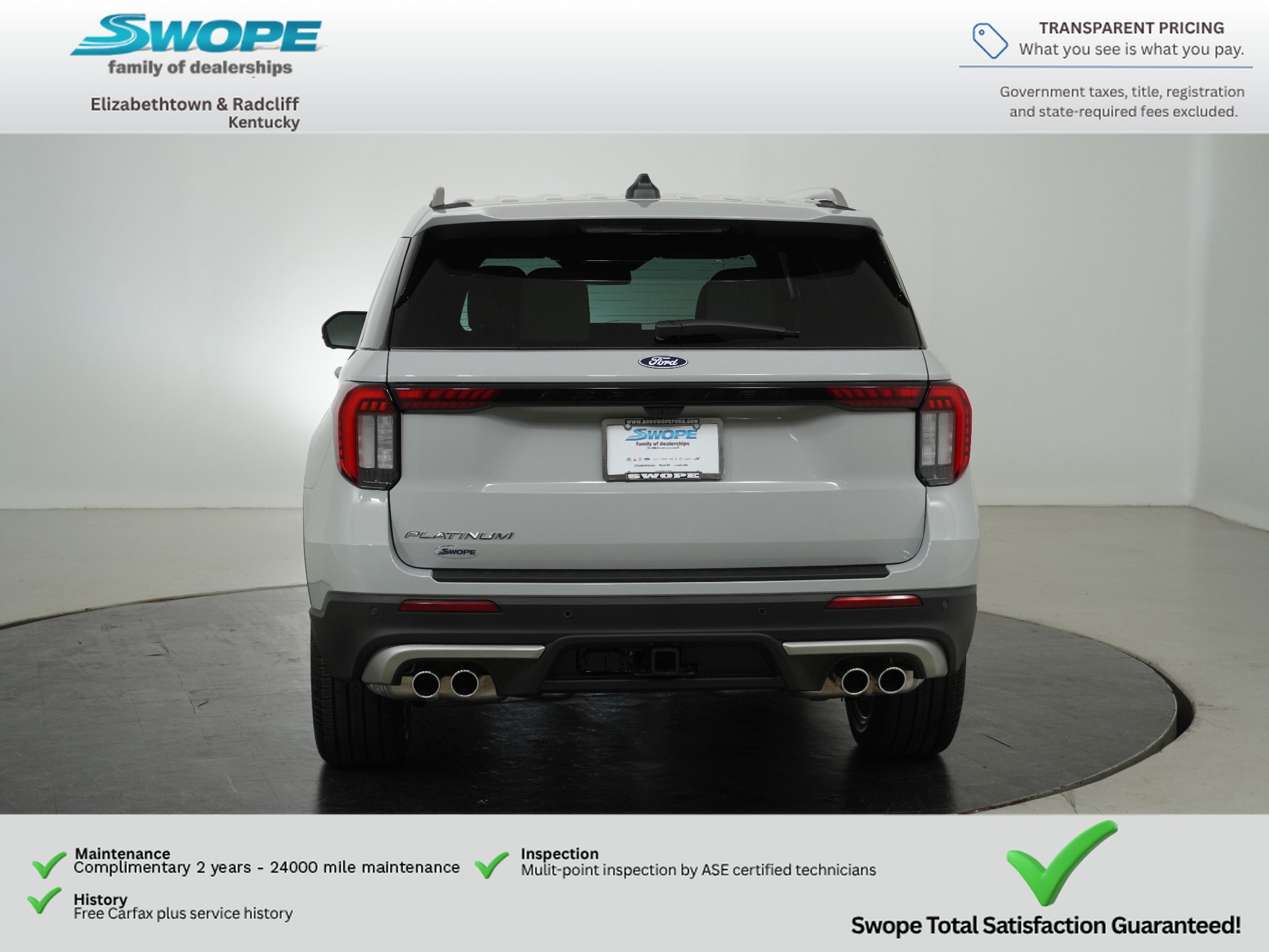 New 2027 Ford Explorer Platinum w/ 3.0L Ultimate Package AWD/4WD image 4