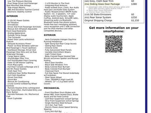 Used 2020 Nissan NV200 SV w/ Sliding Glass Door Package image 32