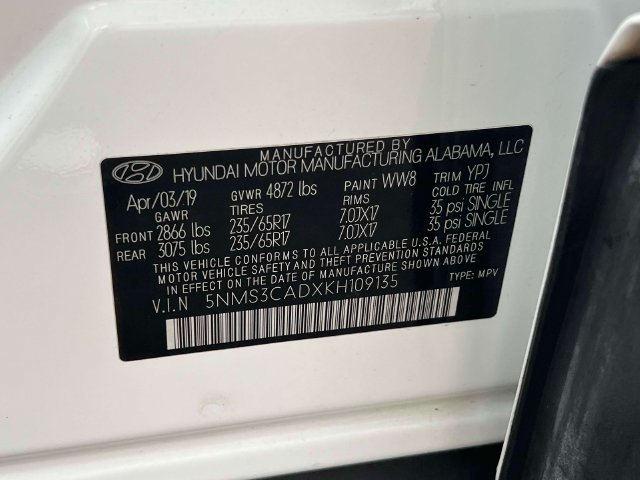 Used 2019 Hyundai Santa Fe SEL AWD/4WD image 36