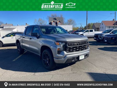 New 2026 Chevrolet Silverado 1500 Custom w/ Turbomax Blackout Package AWD/4WD image 1