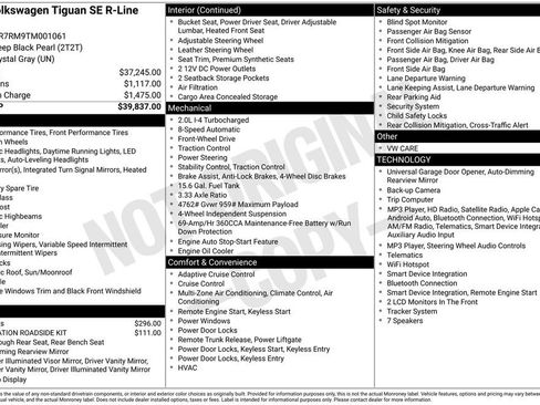Used 2026 Volkswagen Tiguan SE R-Line FWD image 2