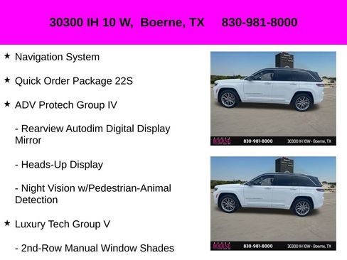 Used 2022 Jeep Grand Cherokee Summit w/ Adv Protech Group IV AWD/4WD image 10