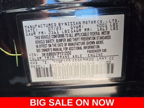 Used 2023 Nissan Sentra SR w/ Midnight Edition Package FWD image 40