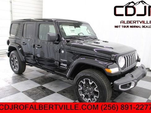 Used 2024 Jeep Wrangler Sahara w/ Technology Group image 1