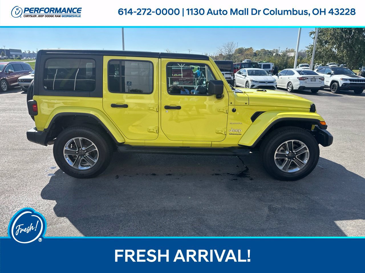 Used 2023 Jeep Wrangler Unlimited Sahara w/ Cold Weather Group AWD/4WD image 3