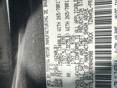 Used 2024 Toyota Tacoma TRD Off-Road AWD/4WD image 6