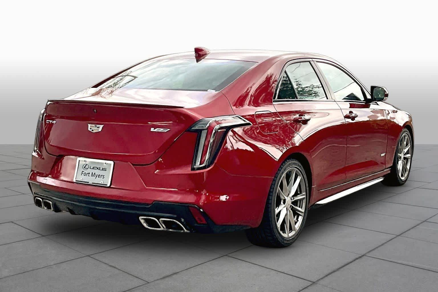 Used 2022 Cadillac CT4 V w/ Technology Package RWD image 24