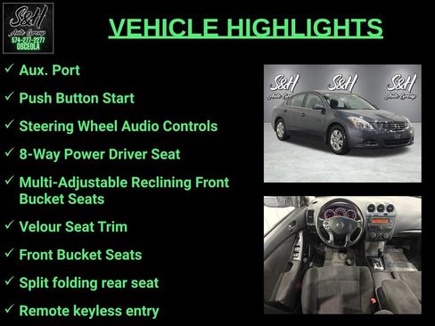 Used 2012 Nissan Altima 2.5 S w/ Convenience Pkg FWD image 3