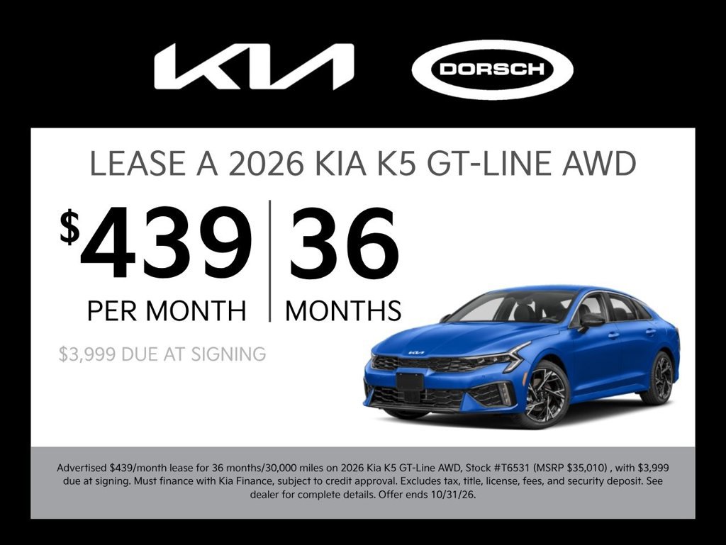 New 2026 Kia K5 LXS FWD image 4
