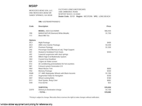 Certified 2023 Mercedes-Benz GLE 450 4MATIC image 4