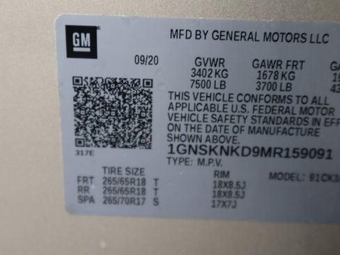 Used 2021 Chevrolet Tahoe LT w/ Luxury Package image 42