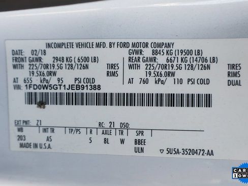Used 2018 Ford F550 2WD Crew Cab Super Duty image 45
