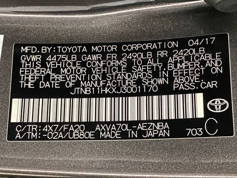 Certified 2018 Toyota Camry LE w/ Moonroof Package FWD image 24