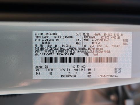 Used 2023 Ford F150 Lightning XLT AWD/4WD image 47