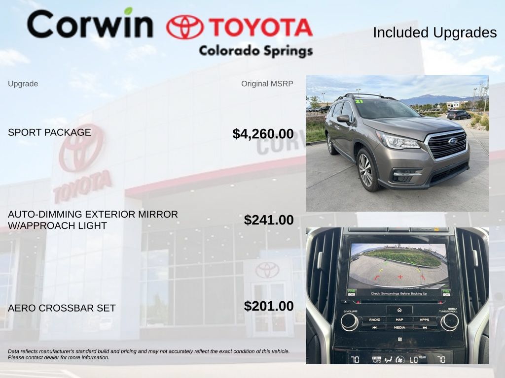 Used 2021 Subaru Ascent Premium w/ Sport Package AWD/4WD image 4