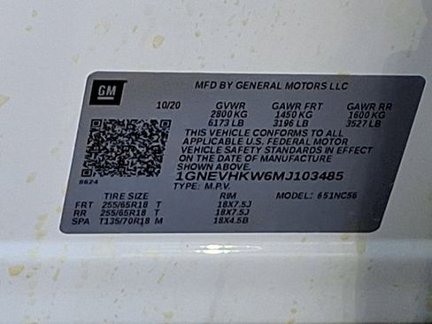 Used 2021 Chevrolet Traverse LT image 27